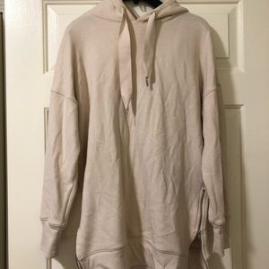 Aerie longline soft sweatshirt with side zips